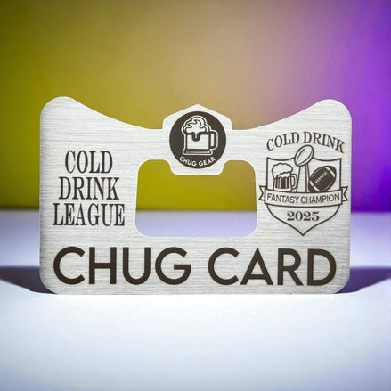 Custom Chug Card "FANTASY FOOTBALL"