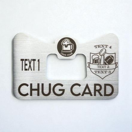 Custom Chug Card "FANTASY FOOTBALL"