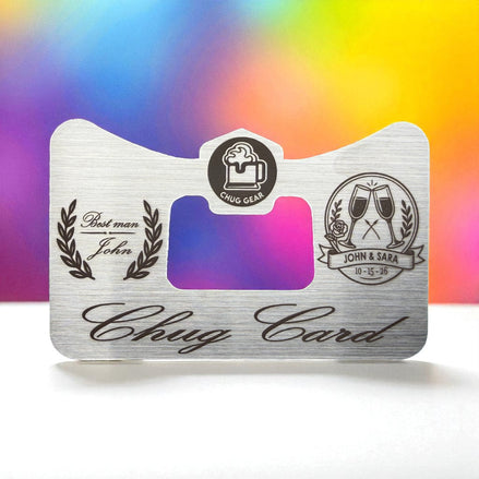 Custom Chug Card "WEDDING"
