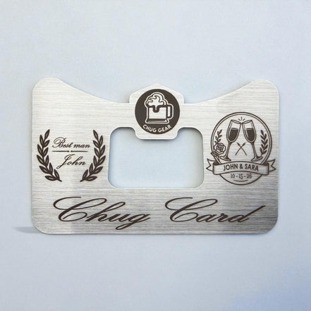 Custom Chug Card "WEDDING"