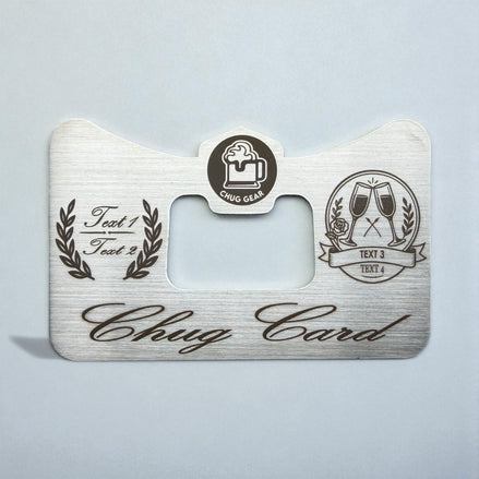 Custom Chug Card "WEDDING"