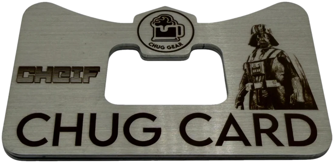 Custom Chug Card with Darth Vader art