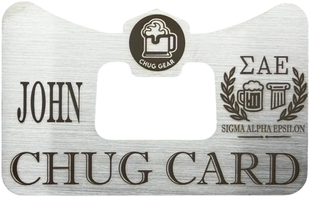 Custom Chug Card "FRAT"